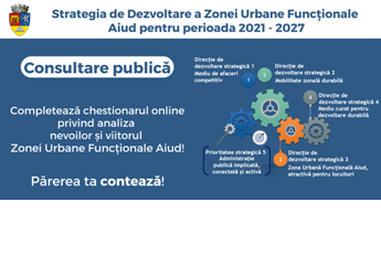 Consultare publică - Zona Urbană Funcțională Aiud